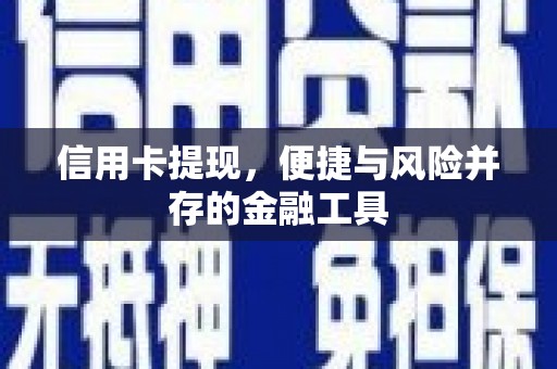 泗阳信用卡提现，便捷与风险并存的金融工具
