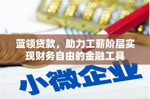 友谊蓝领贷款，助力工薪阶层实现财务自由的金融工具