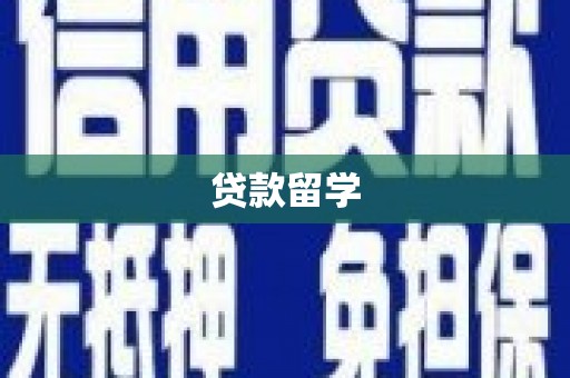 睢阳贷款留学