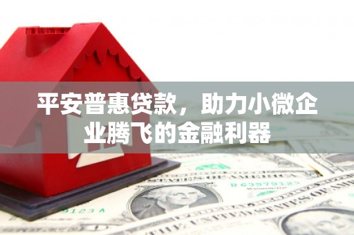 安图平安普惠贷款，助力小微企业腾飞的金融利器