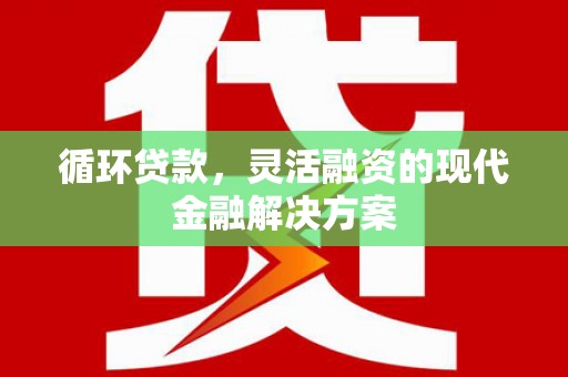 云浮循环贷款，灵活融资的现代金融解决方案