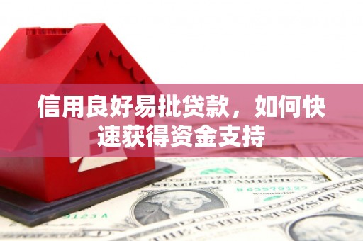 保德信用良好易批贷款，如何快速获得资金支持