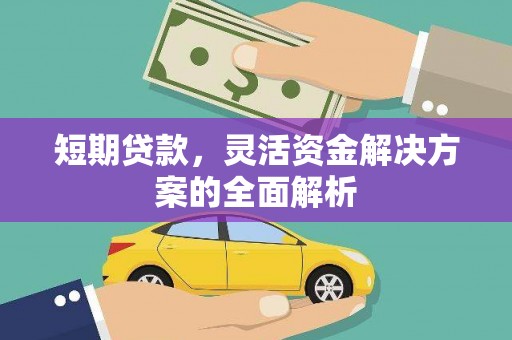 阜新短期贷款，灵活资金解决方案的全面解析