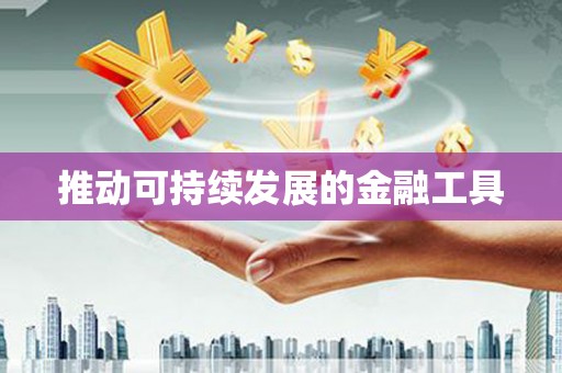 鄢陵推动可持续发展的金融工具